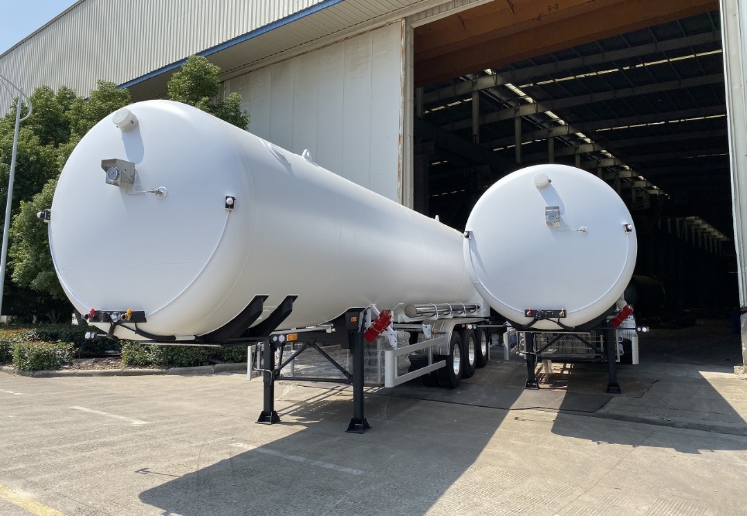 Cryogenic Transport trailer liquid tank semi trailer cryogenic tanker vacuum tank trailer