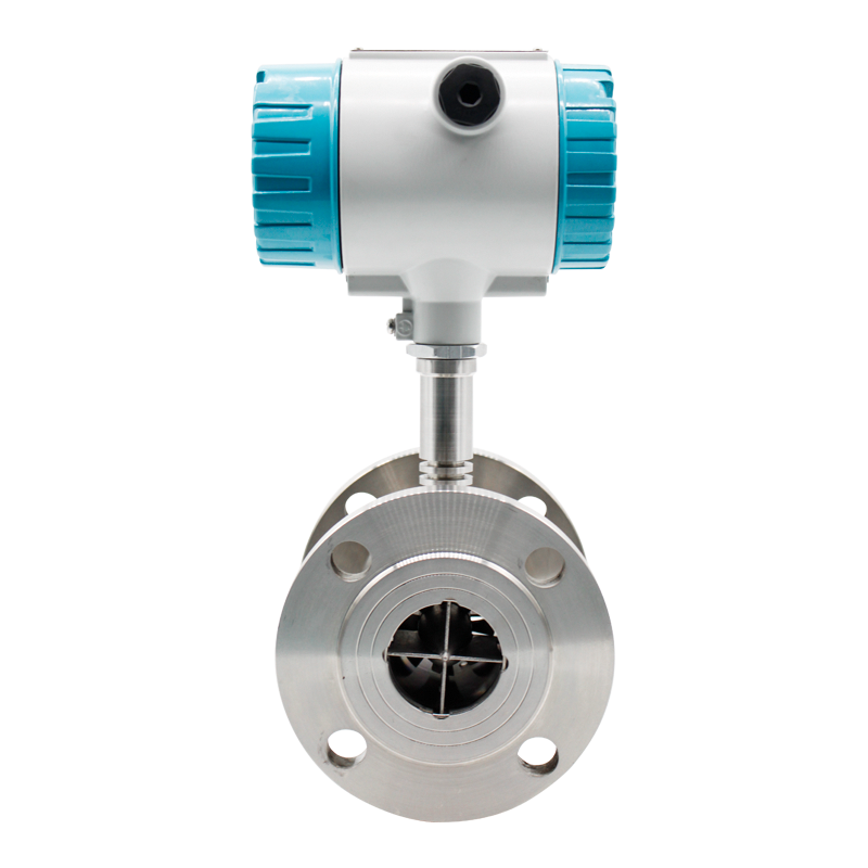 0.5% accuracy SS304/316 4-20mA LCD totalize food grade liquid turbine flow meter diesel flow meter