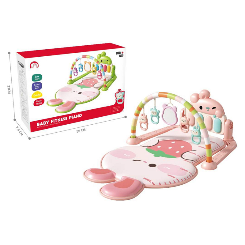 Rabbit bus whale musical piano play mats