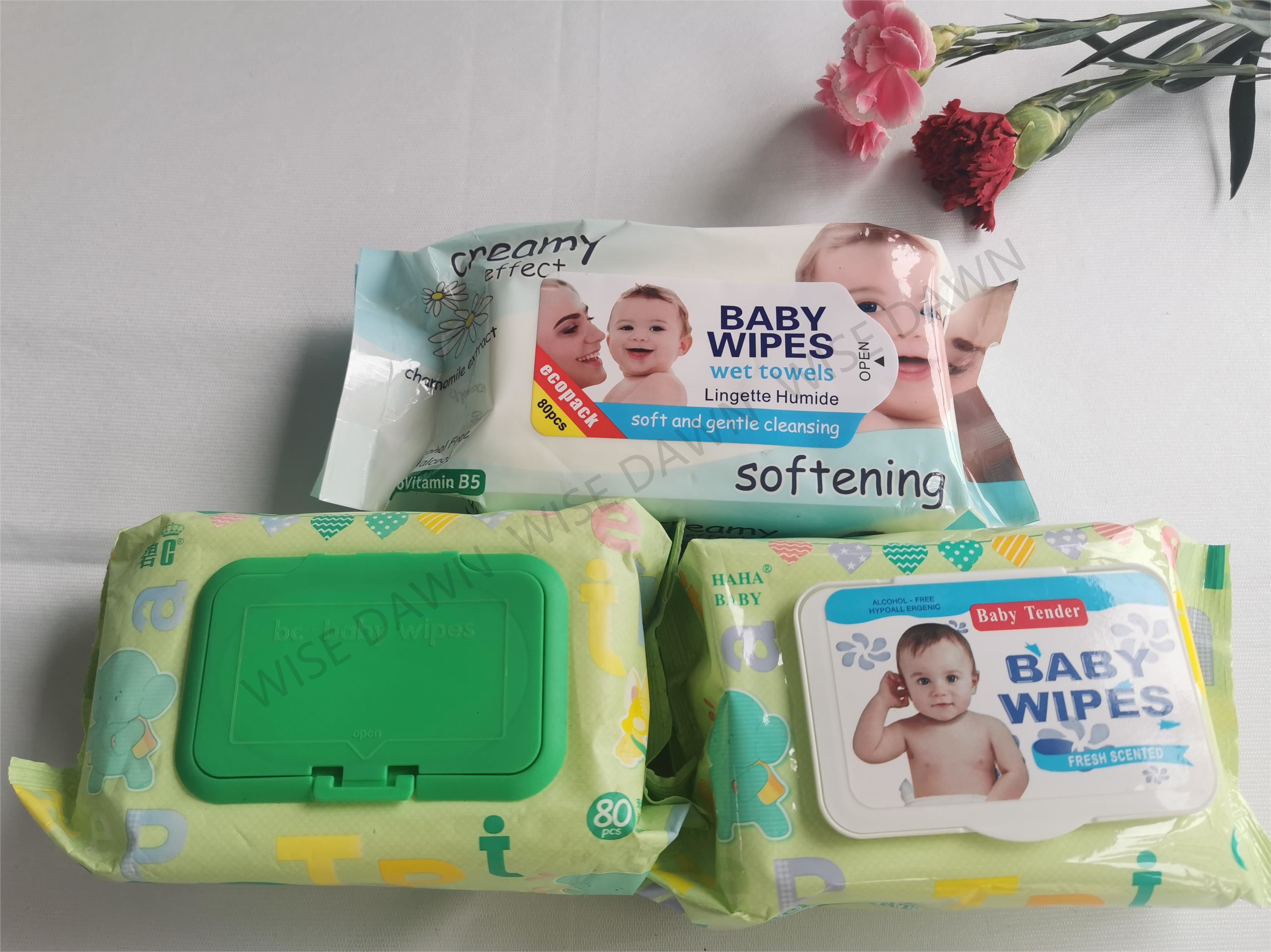 Bamboo baby wet wipes antibacterial wet wipes