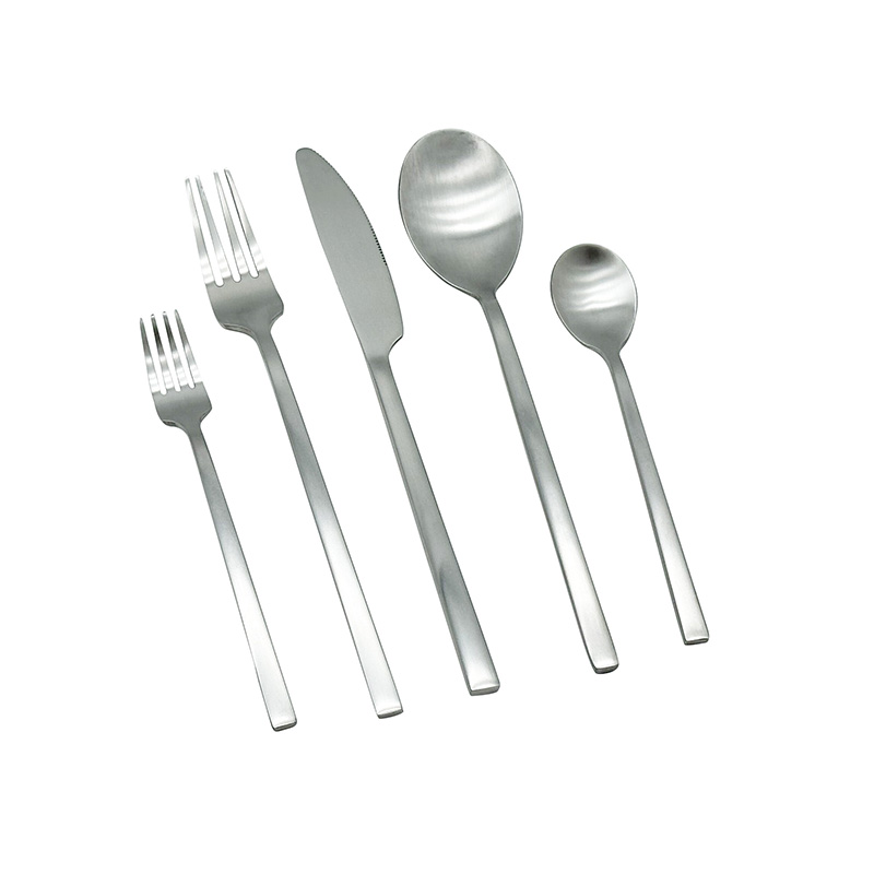 JJY stainless steel cutlery set knife fork spoon flateware sets high quality