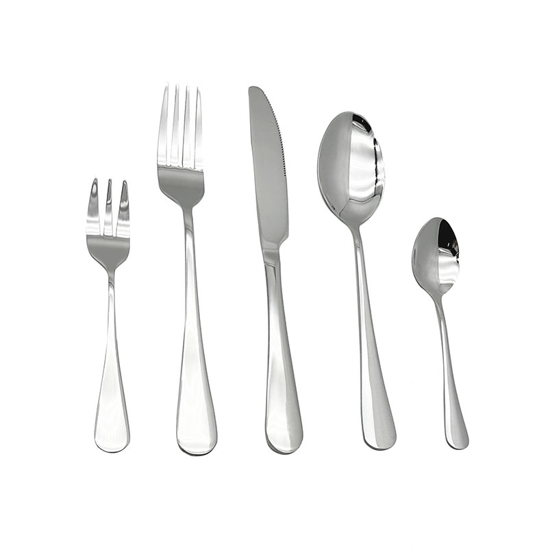JJY stainless steel cutlery set knife fork spoon flateware sets high quality