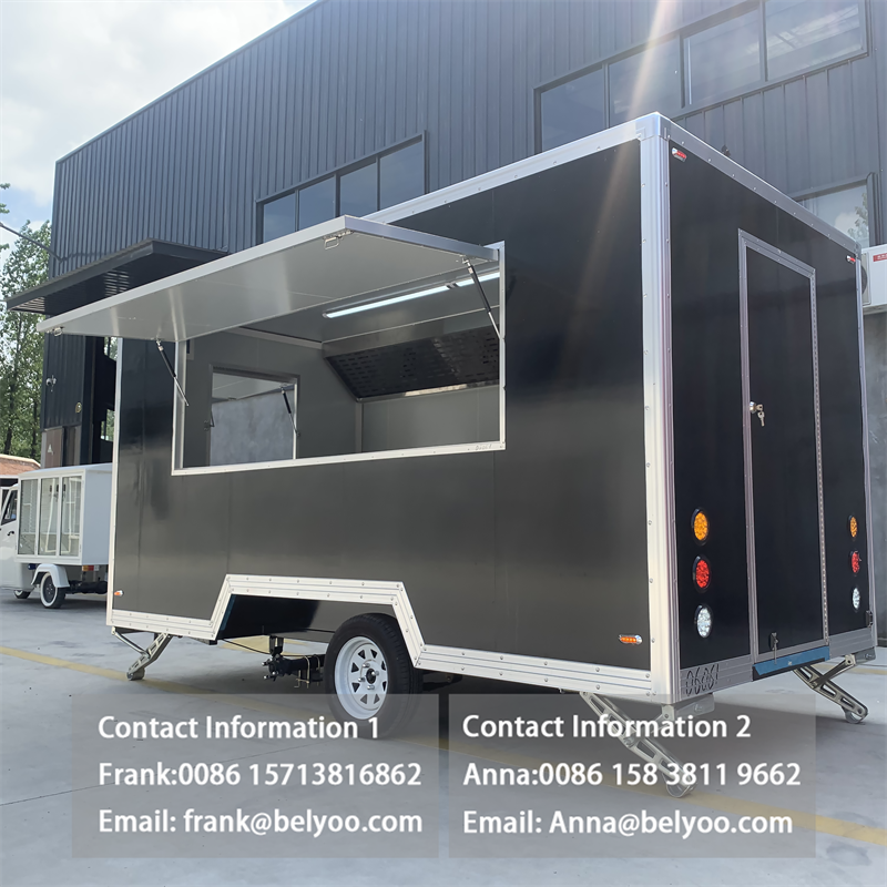 Belyoo Custom Fast Food truck Pizza Truck Ice Cream Mobile Kiosk Coffee Taco Concession Food Trailer