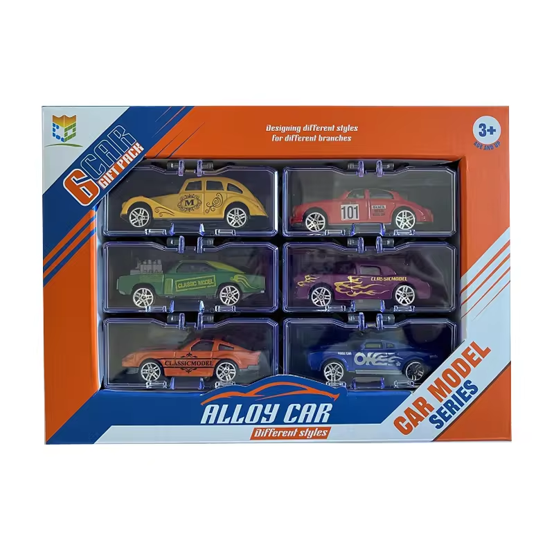 6pcs diecast alloy car toy
