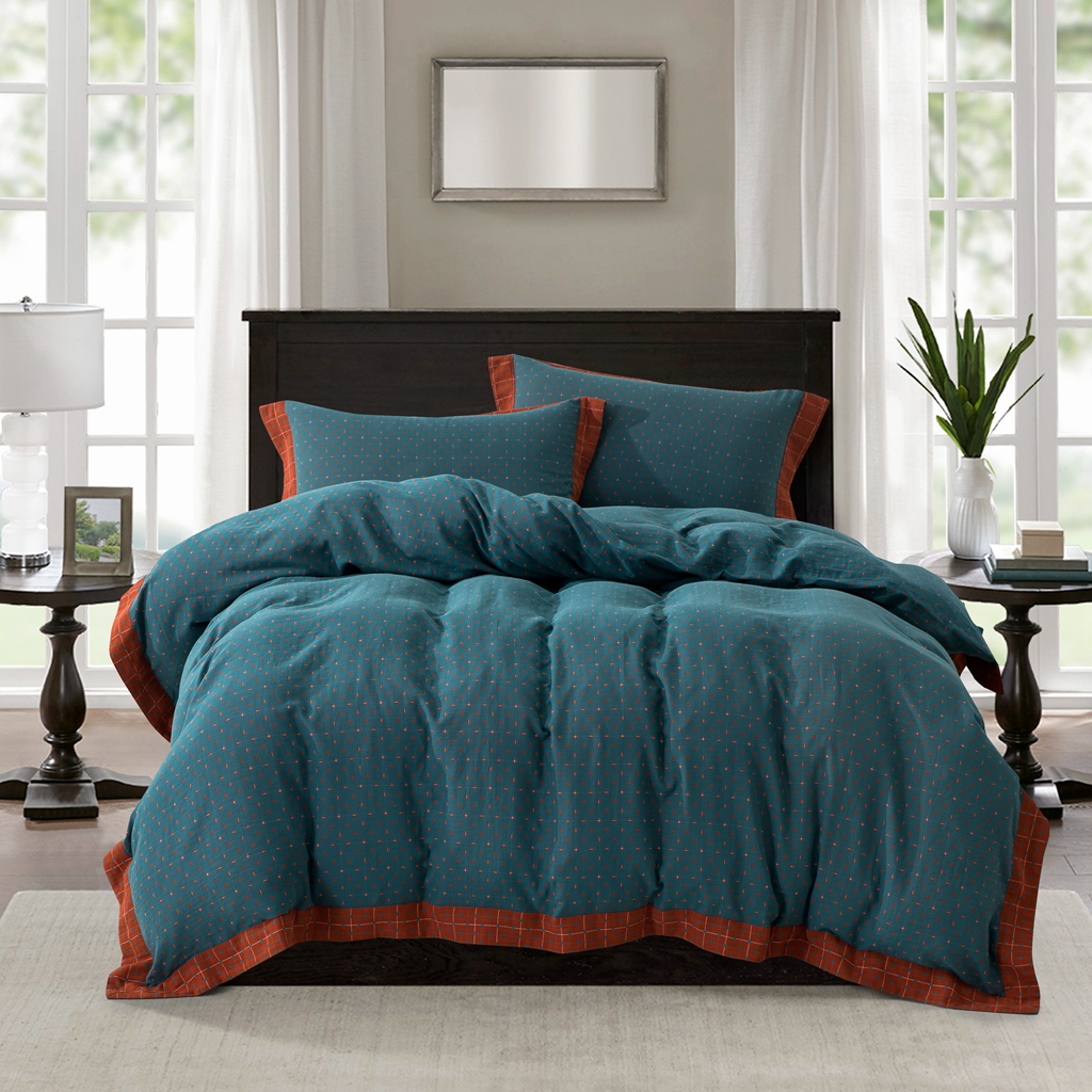 Cotton 2 Layer Sheer Yarn Dyed Set