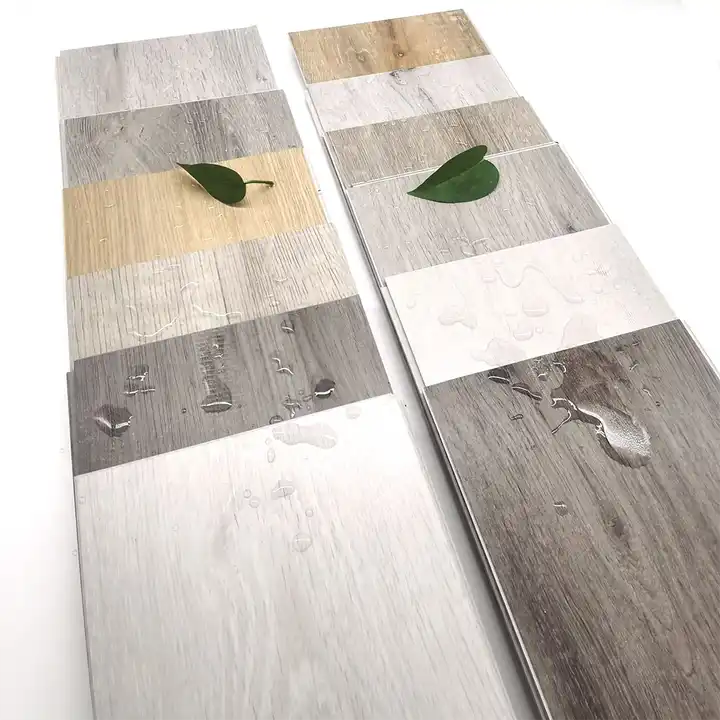 Modern Color Anti Slip Marble Look Hybrid SPC Rigid Core Plastic Vinyl Floor With Ixpe Padding