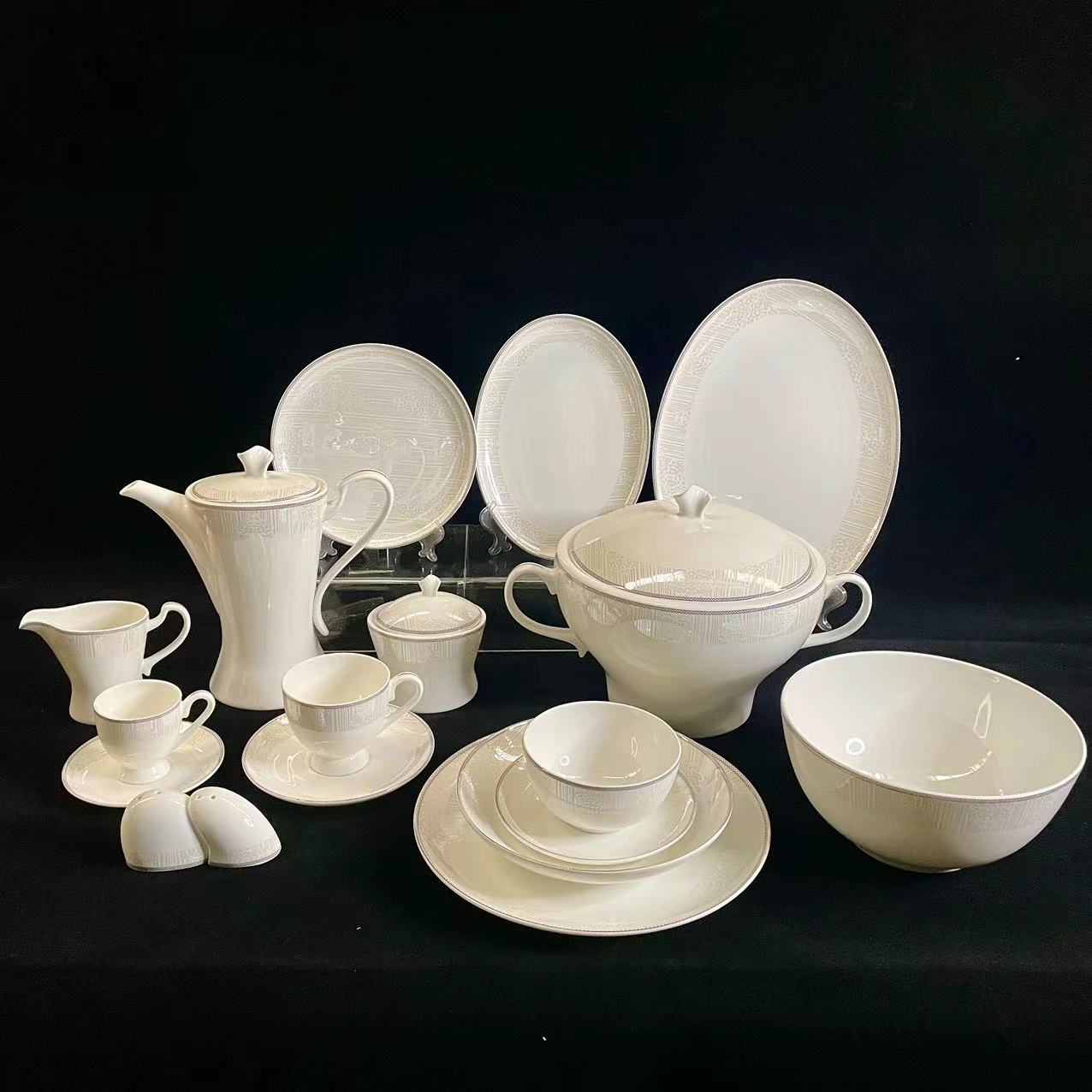 Fine bone china with decal