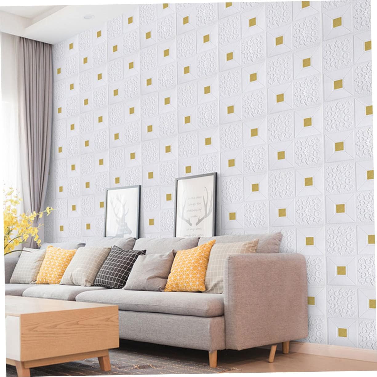 Peel and Stick wall tiles, self adhesive wall sticker, 3D wall sticker