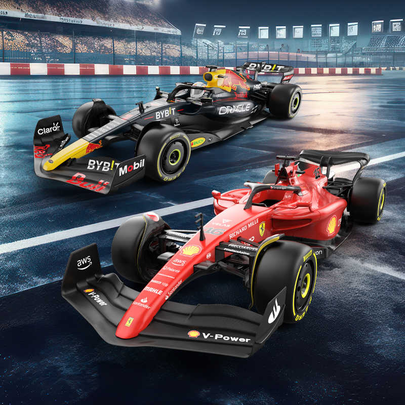 RASTAR R/C 1:12 F1 Ferrari/Red Bull radio controll racing car toy