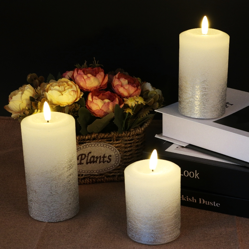 LED candle lights Silver Gray concert wedding birthday party Christmas props confession proposal
