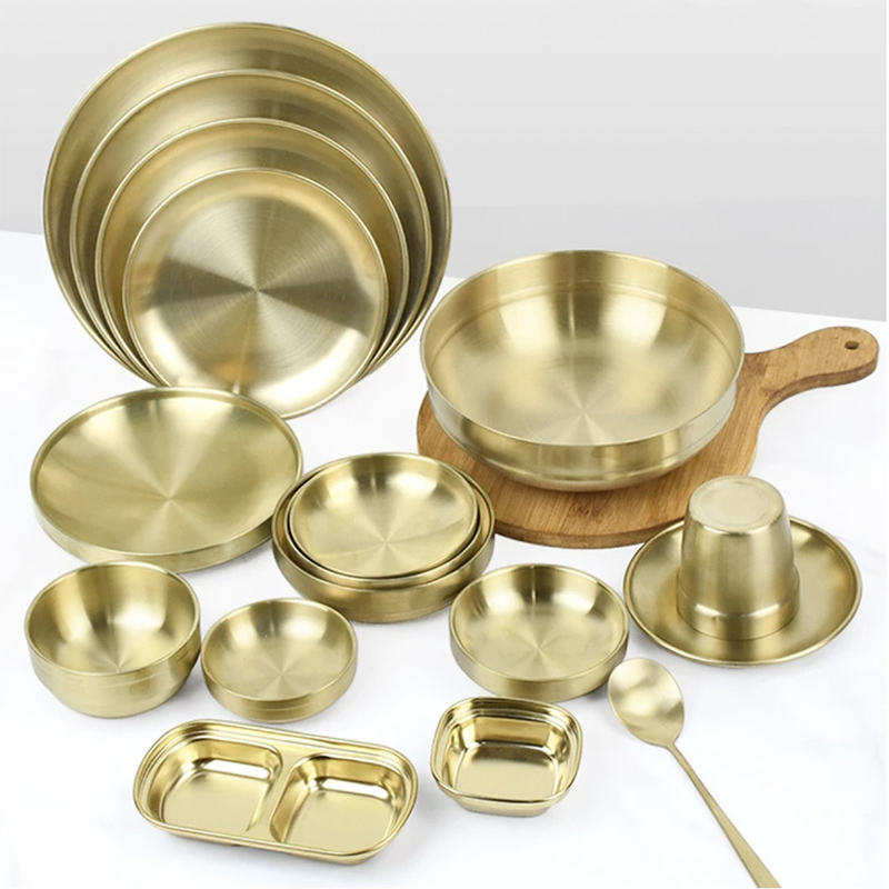 JJY stainless steel zirconium series kitchenware tableware high quality