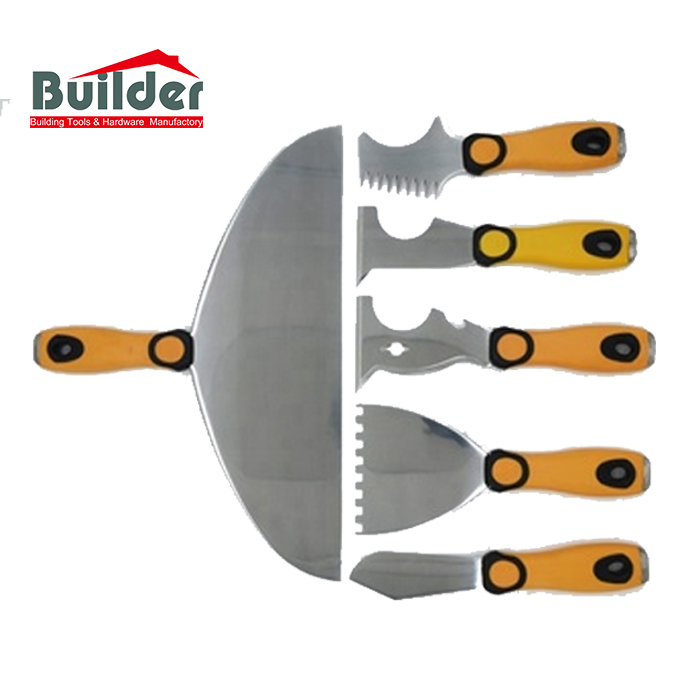 BUILDER Mirror Polish Scraper Putty Knife Spatula Putty Scraper Set