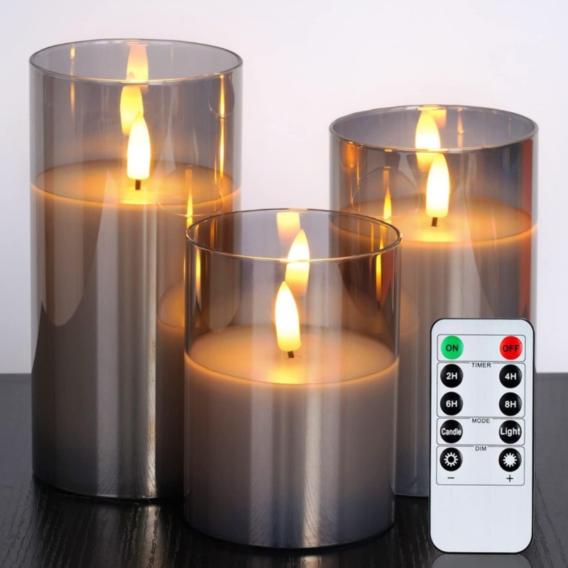 LED candle lights amber concert wedding birthday party Christmas props confession proposal