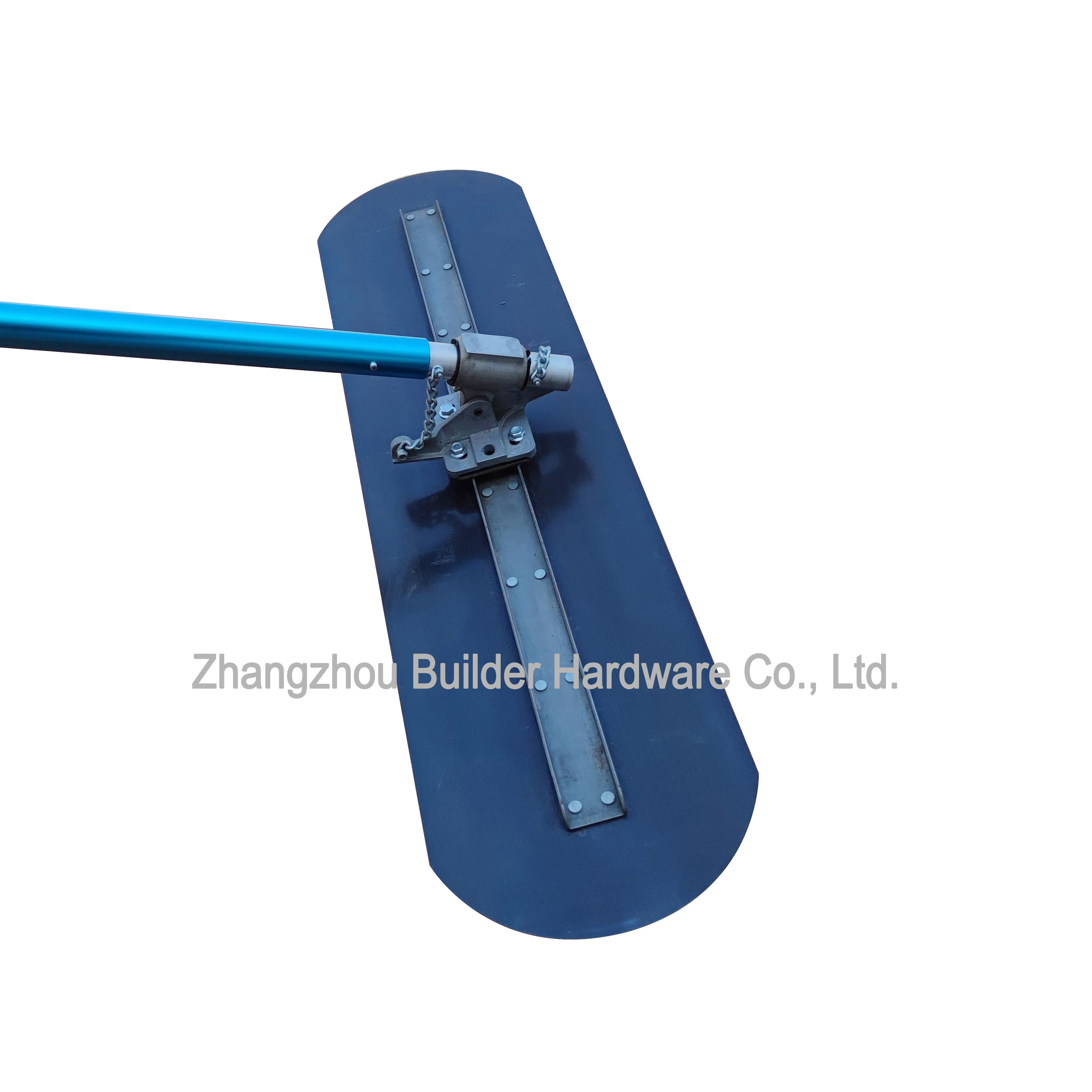 Blue Glider Round End Big "D" Blue Steel Concrete Float Blade Fresno Trowel Blade