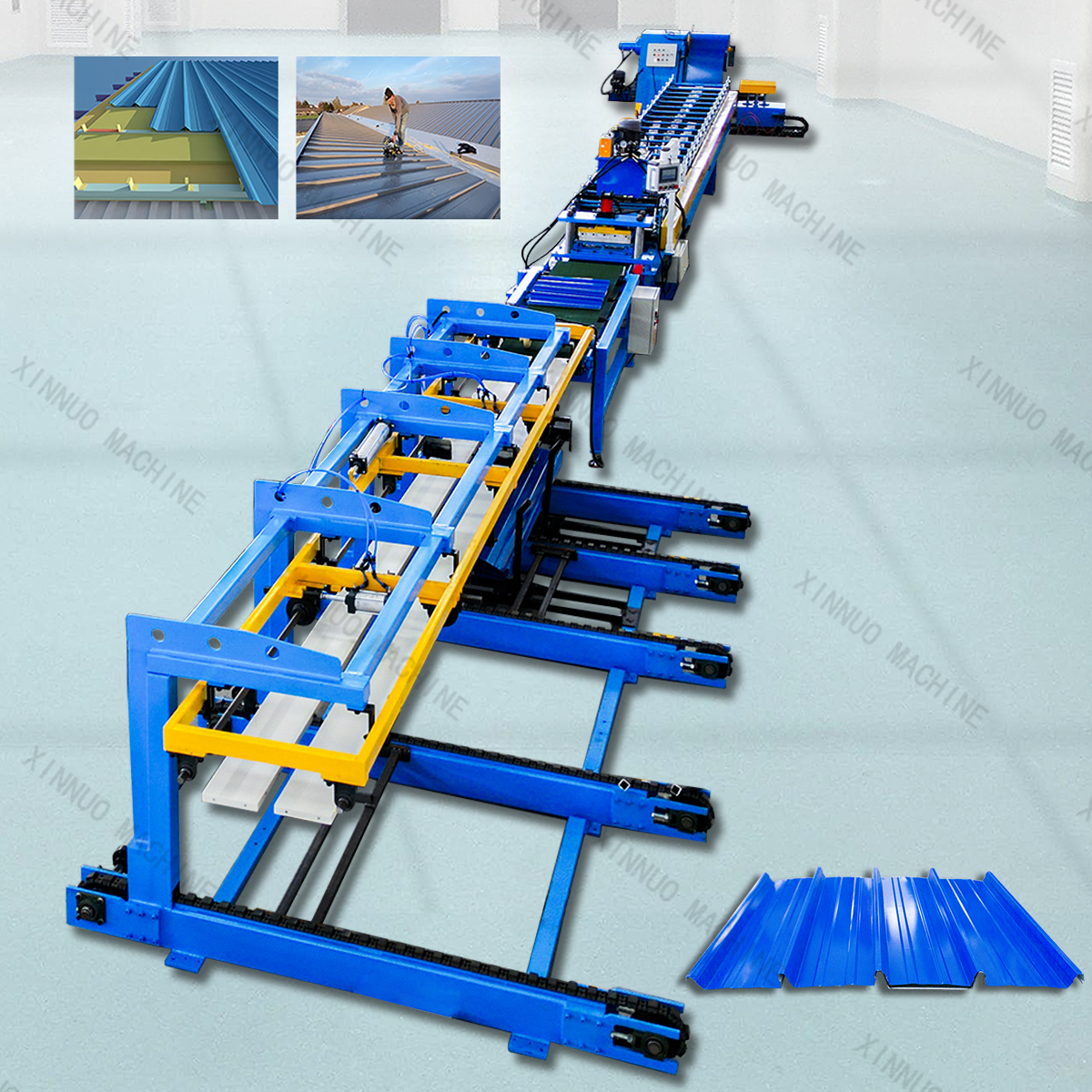 mental roof panel roll forming line