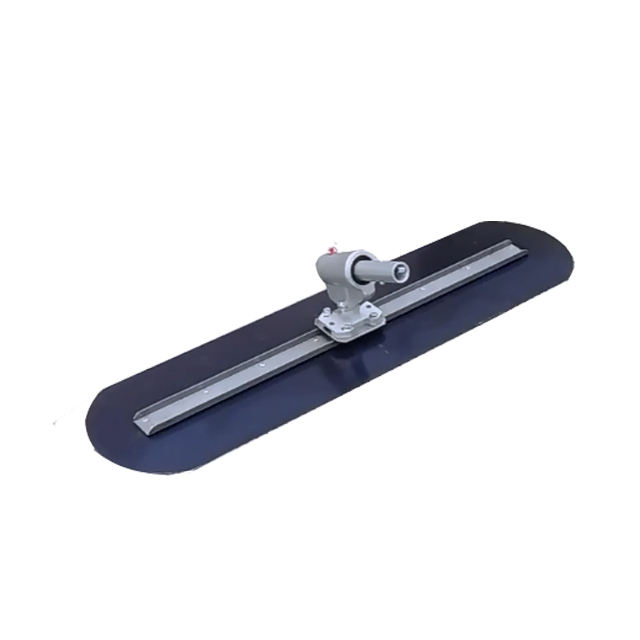 BUILDER Blue Glider Round End Big "D" Blue Steel Concrete Float Blade Fresno Trowel Blade