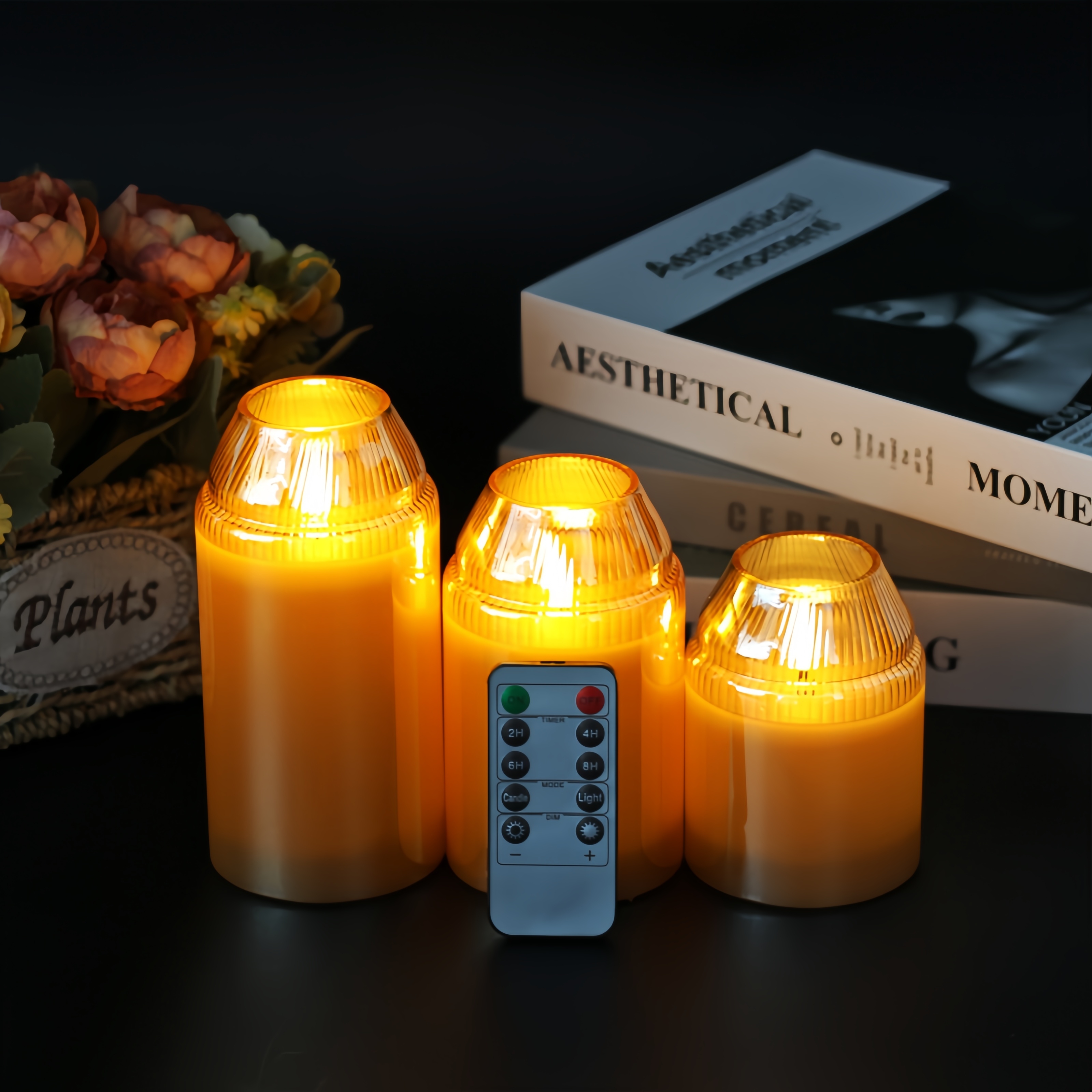 LED candle lights amber concert wedding birthday party Christmas props confession proposal