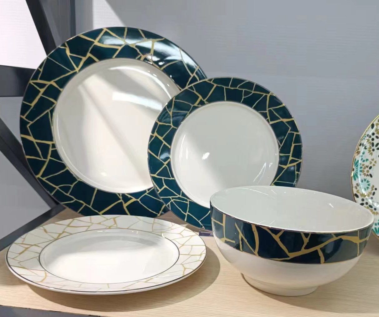 New Bone China tableware