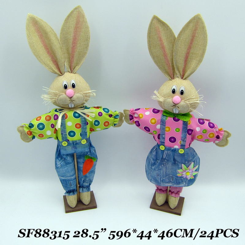 70CM Easter Decoration Ideas For Table Standing Rabbit