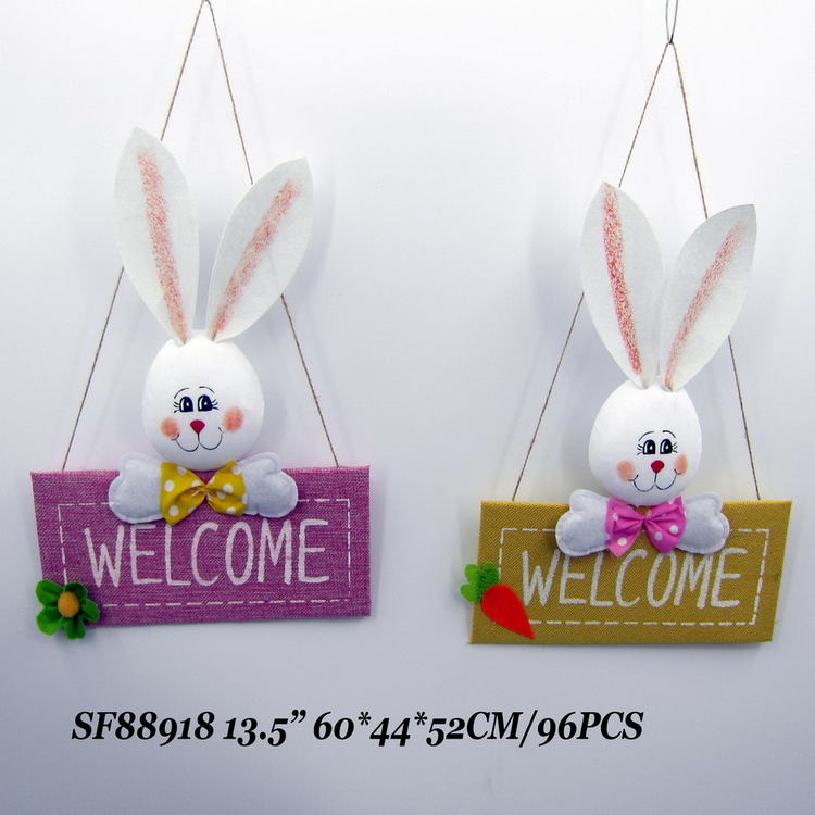 13.5 Inch Easter Rabbit Decoration Hanging
