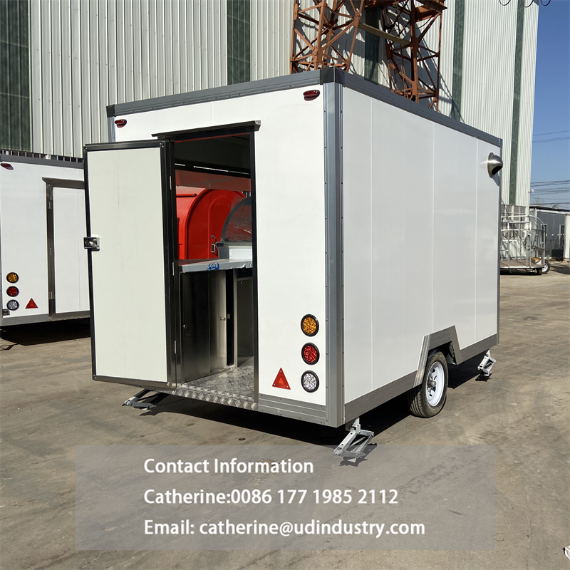 UD Food Trailer Truck With Full Kitchen Trailers Fully Equipped Coffee Carts And Concession Trailer