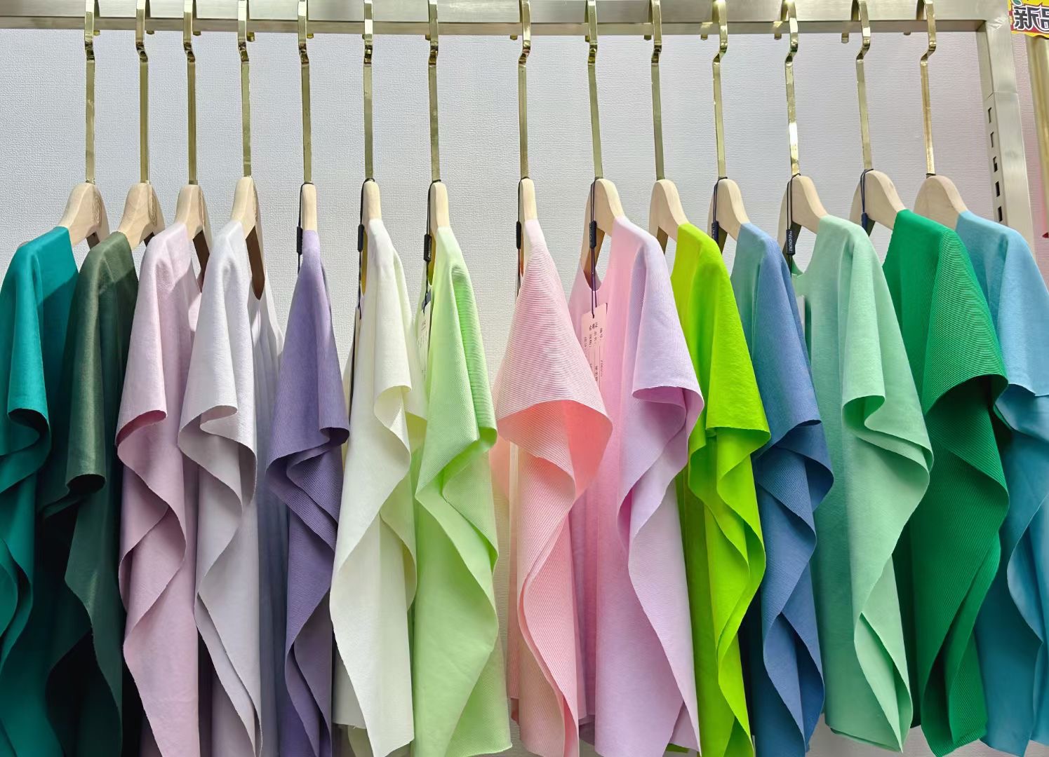 Knitted cotton mercerized jersey
