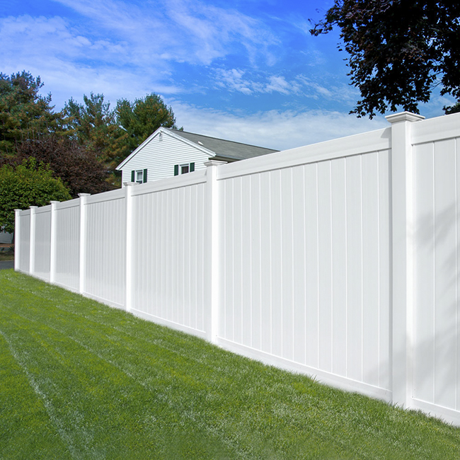 PVC full privacy fence