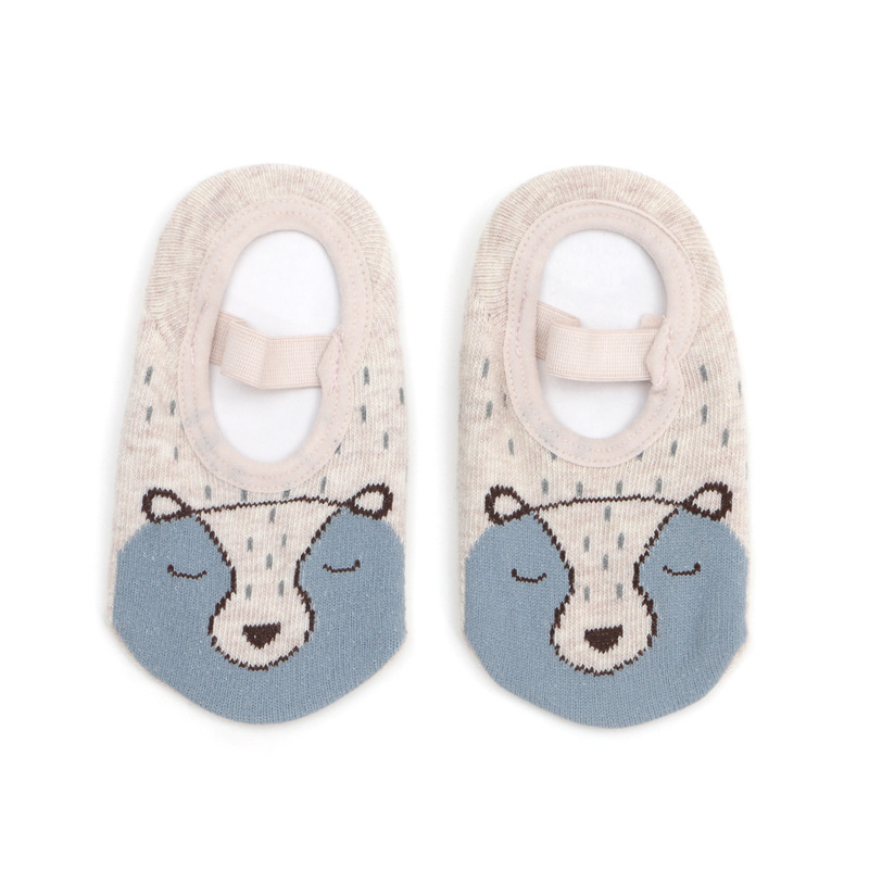 Cute animal baby socks with anti-slip