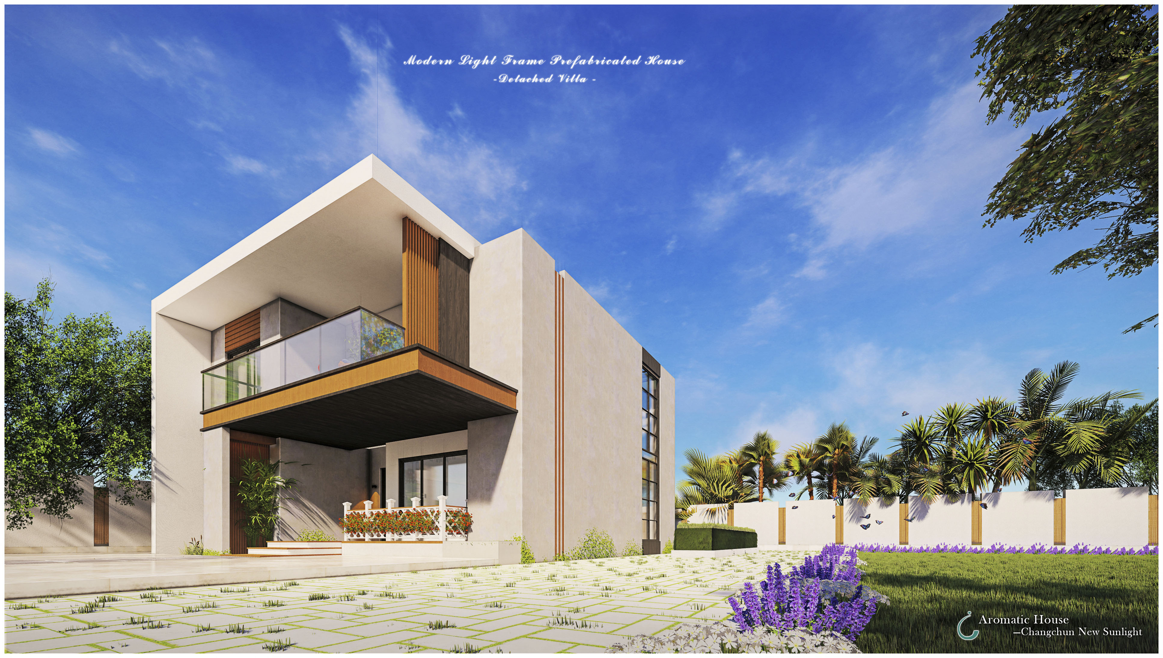 Modern Wood Structure House
