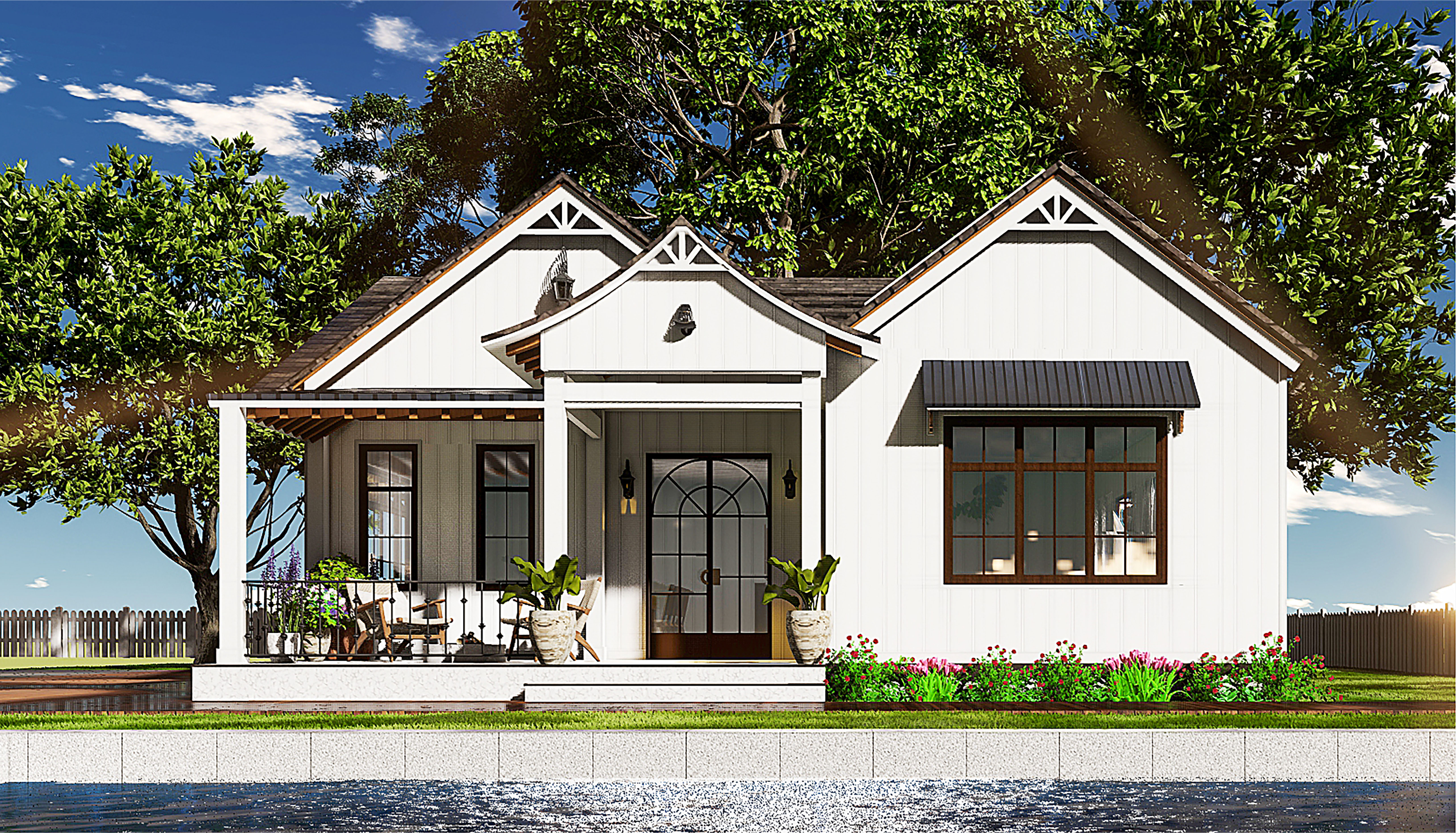 Modern Wood Structure House