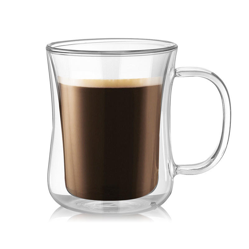 High borosilicate double cup
