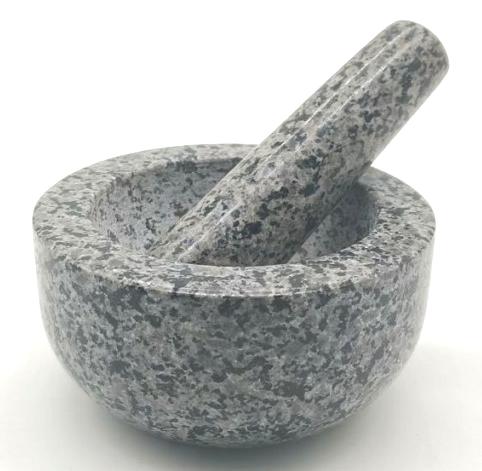 Kitchen Granite Stone Mortar And Pestle Set Stone Mill Herbs Spices Crusher Grinder