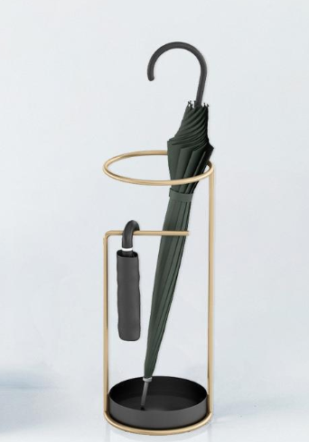 Umbrella storage rack Drain umbrella bucket Nordic small household entry umbrella rack