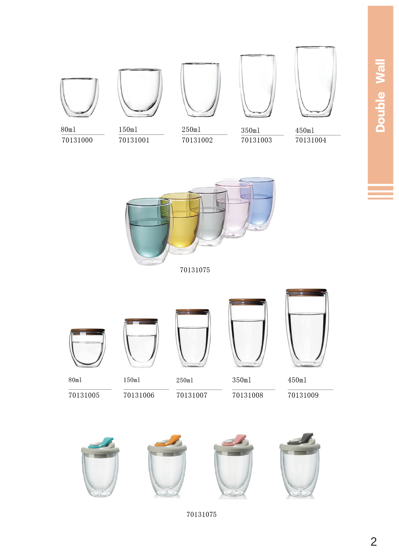 Double wall glass glass tea pot coffee plunger