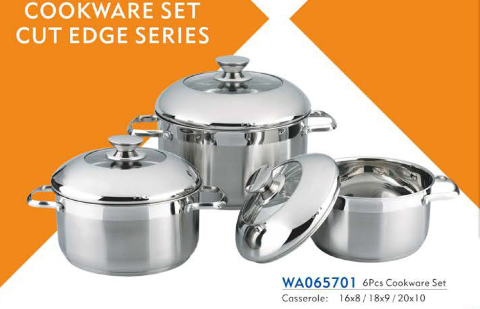 Stainless steel cookware set