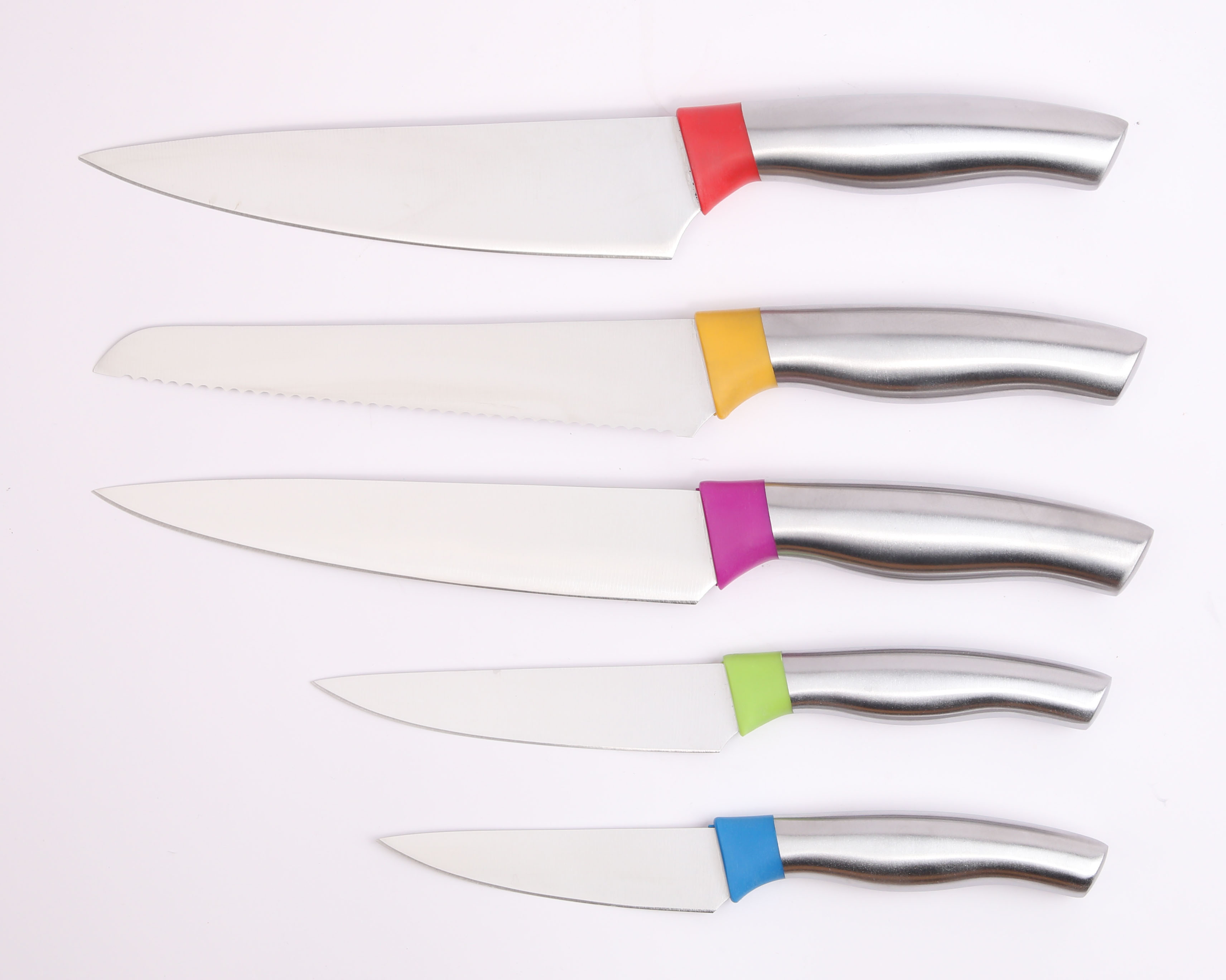 Colorful Hollow handle Kitchen Knife