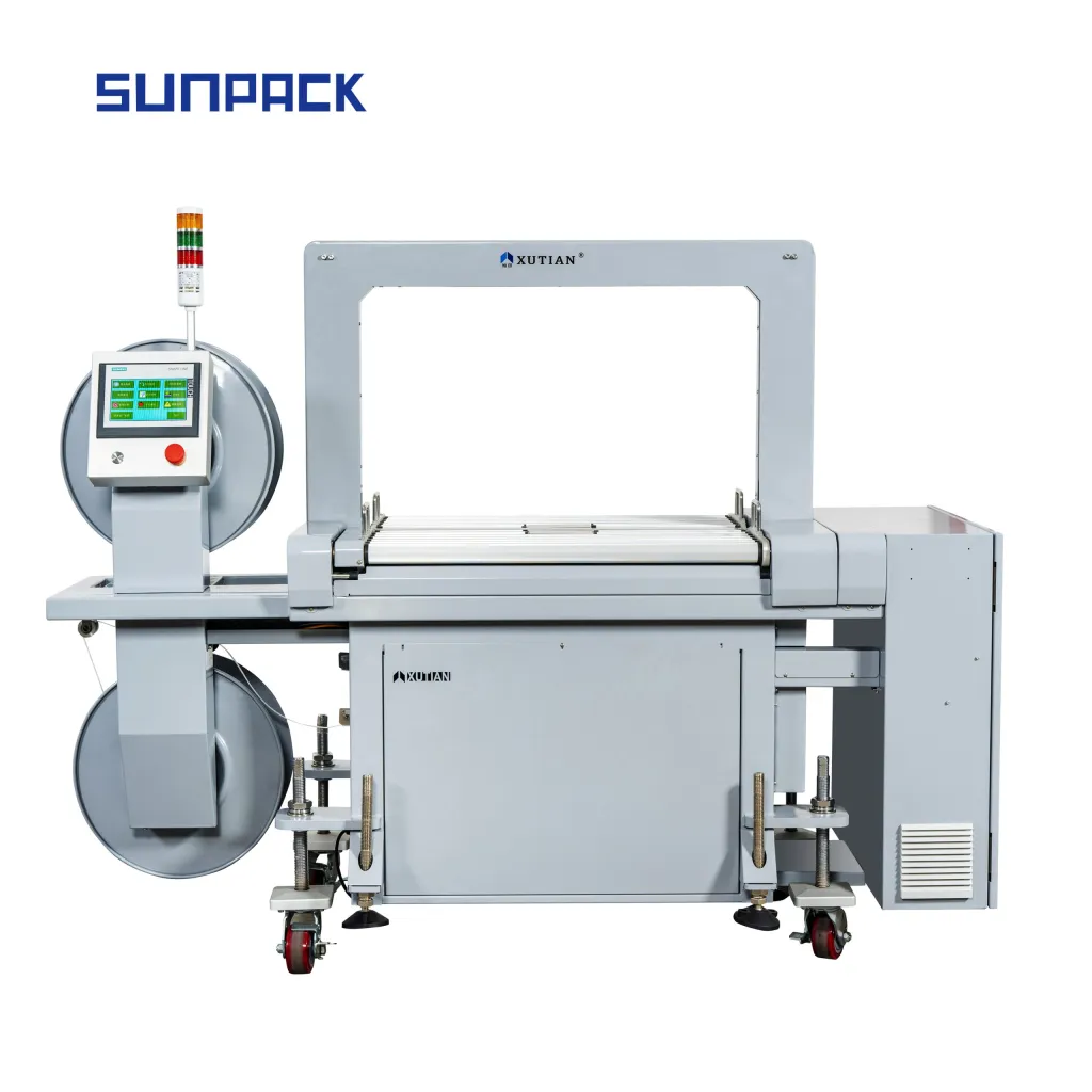 SUNPACK High Speed Automatic strapping machine with two dispensers