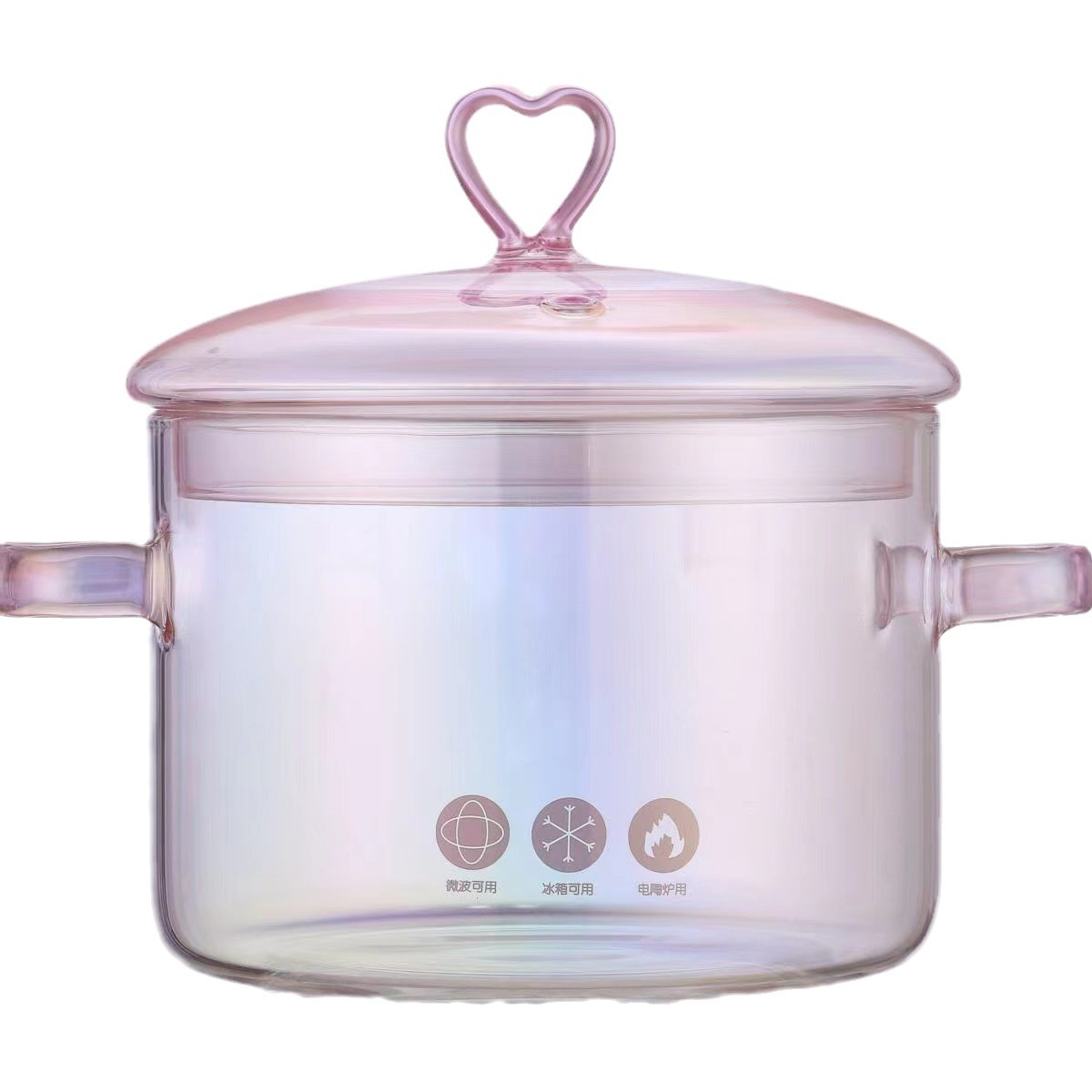 High borosilicate color salad bowl