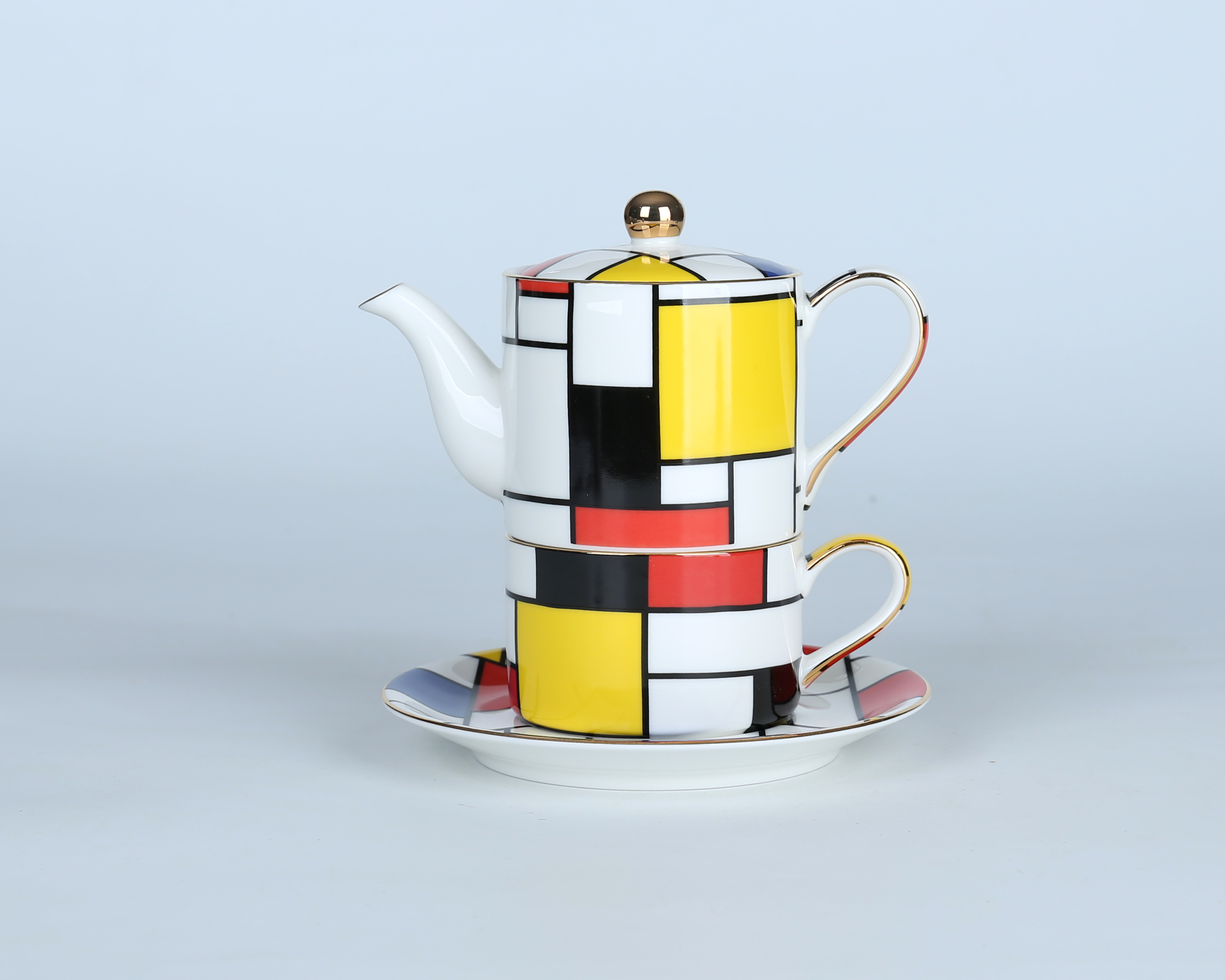 The Mondrianstyle Teaware