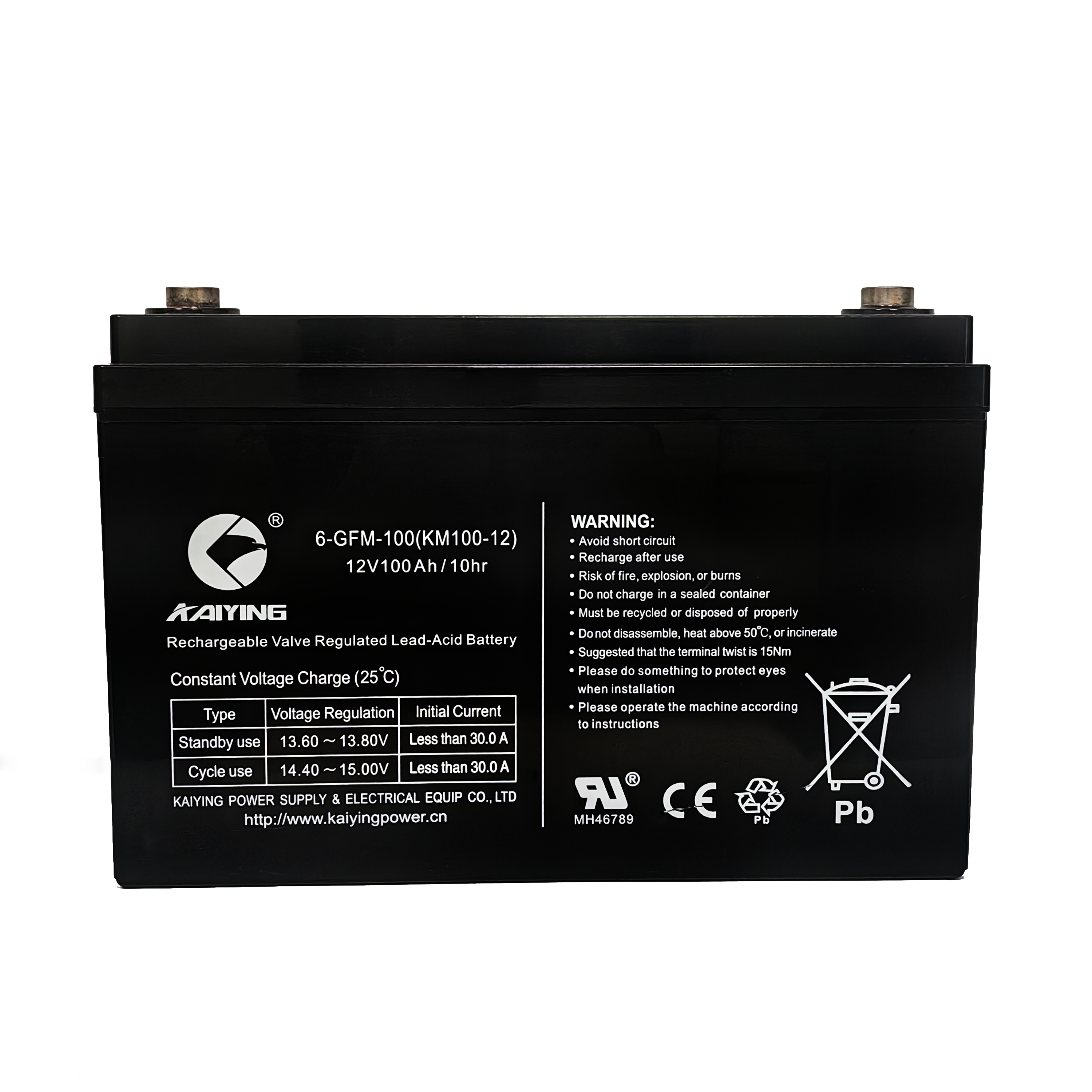 Valve Regulated Sealed Lead Acid Battery 12v100ah