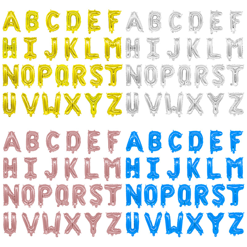 foil letter balloon