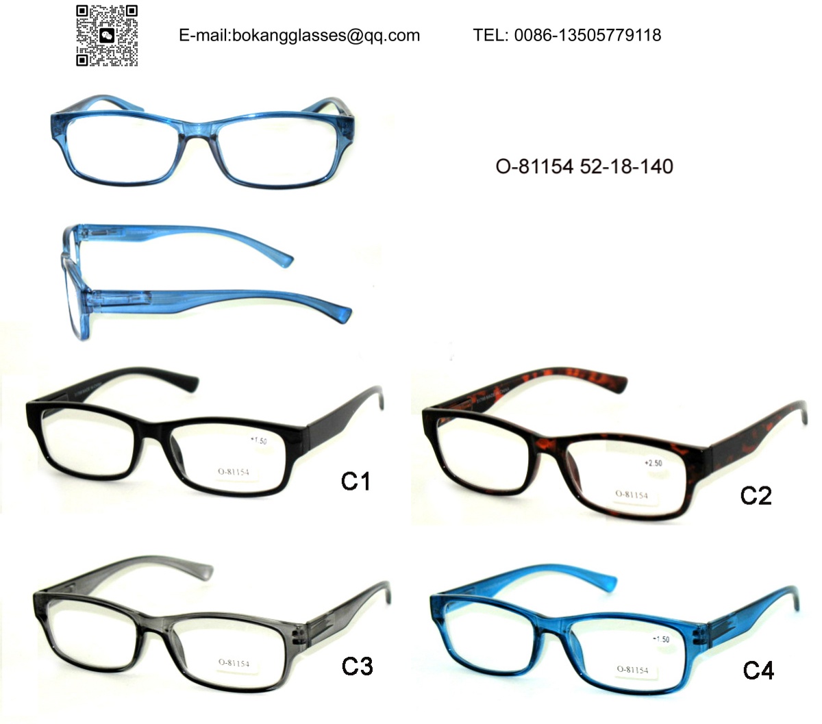 Reading glasses