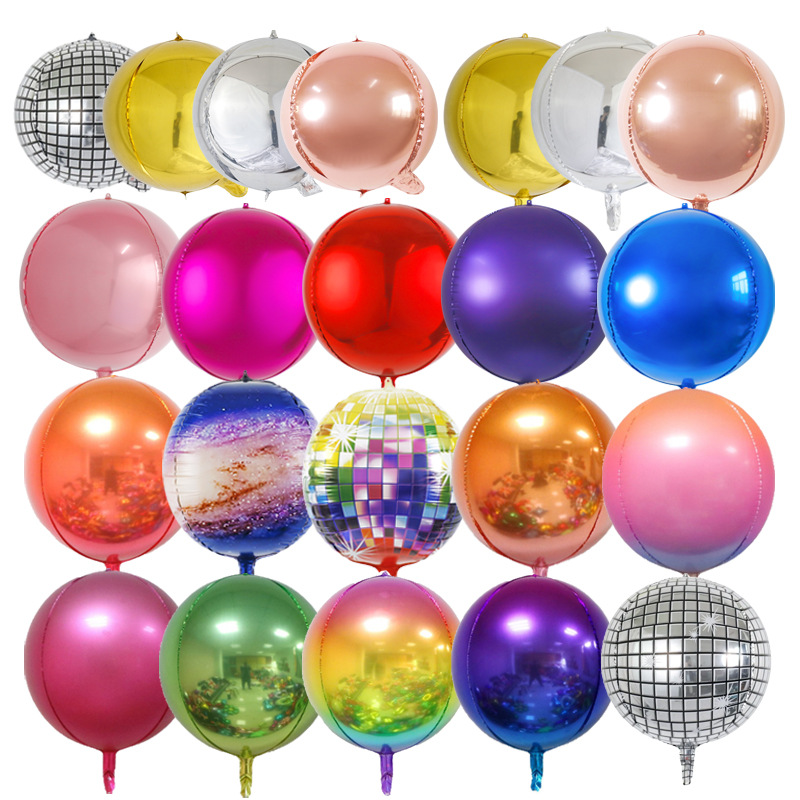 4D foil orbe balloon