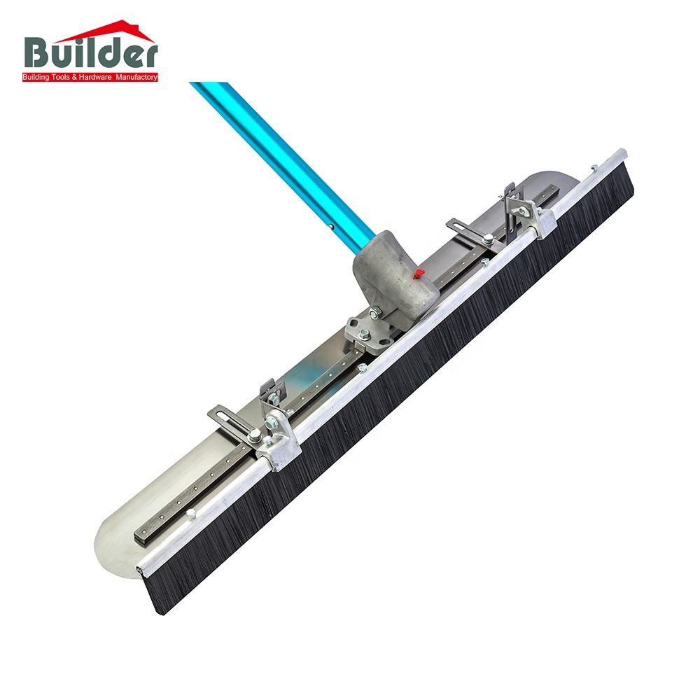 BUILDER Concrete Easy Float Fresno Broom with Brush Finishing Broom