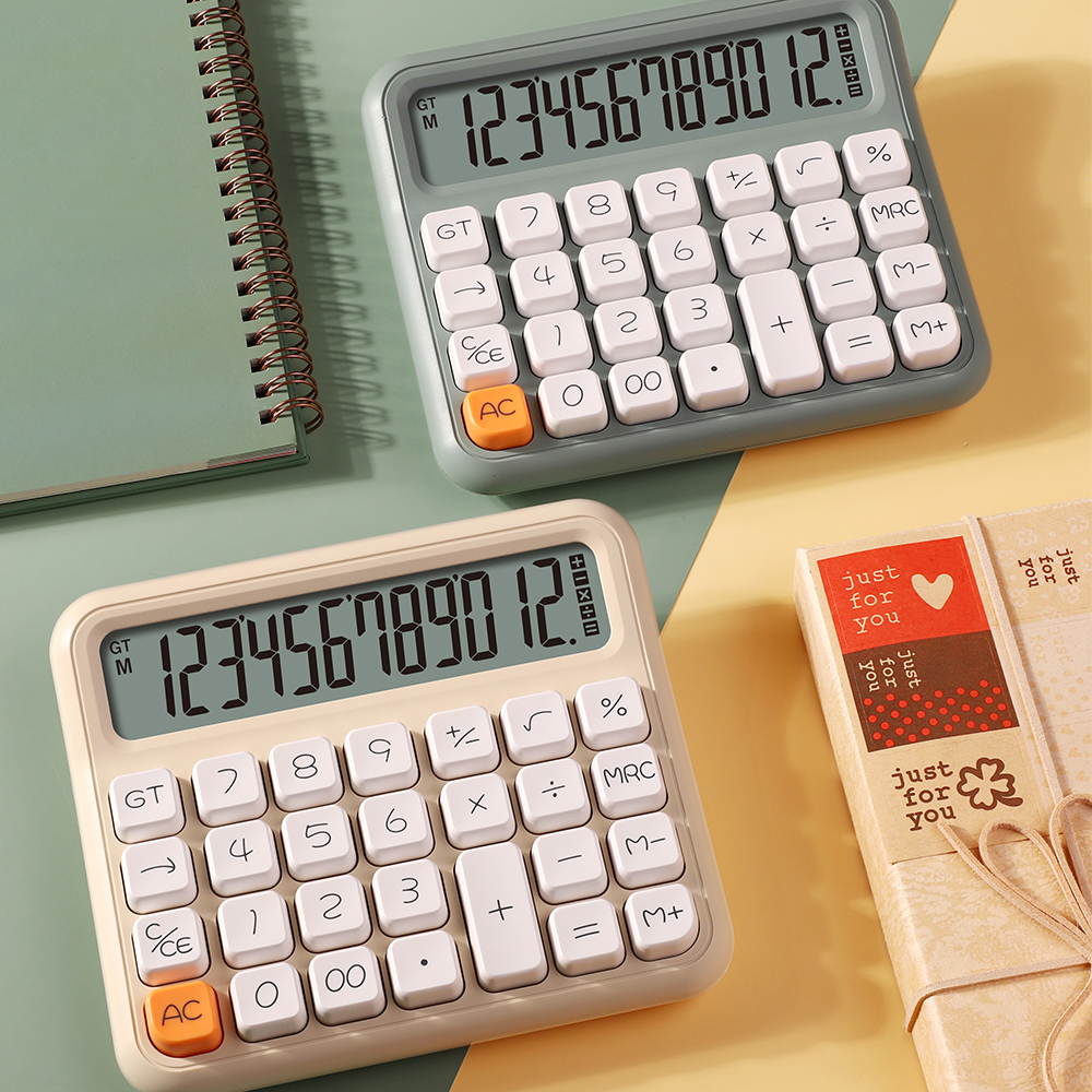 Office Financial Accounting High Keyboard Computer Cute Key Calculator Colorful Candy Calculadora