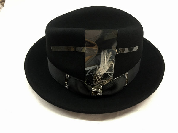 Wool Felt Hat with feather