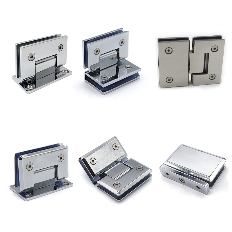 Shower glass door hinge