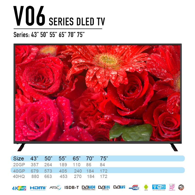 75" Dled TV