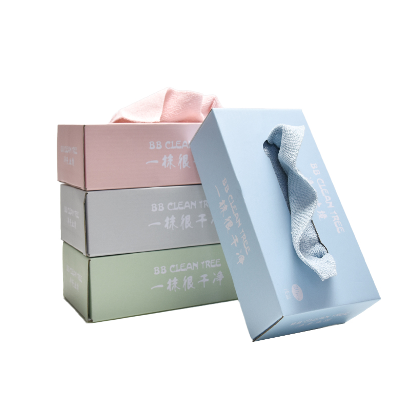 Microfiber box home lazy cleaning cloth