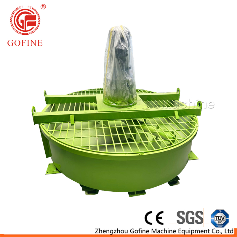Gofine disc type mixer machine for powder compound fertilizer blending